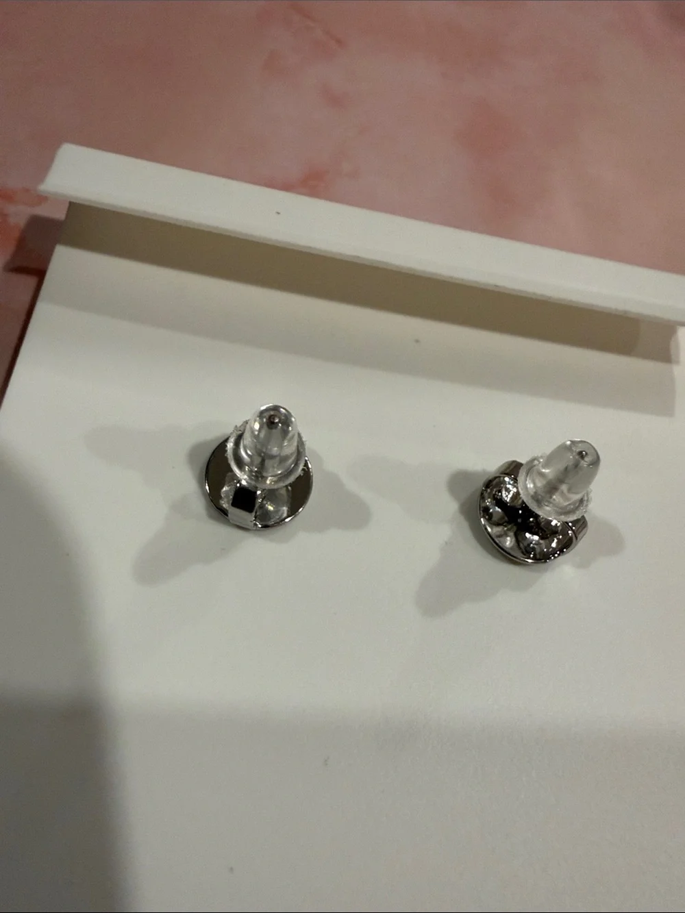 Tory Burch | Gunmetal Crystal Logo Stud Earrings | Small
